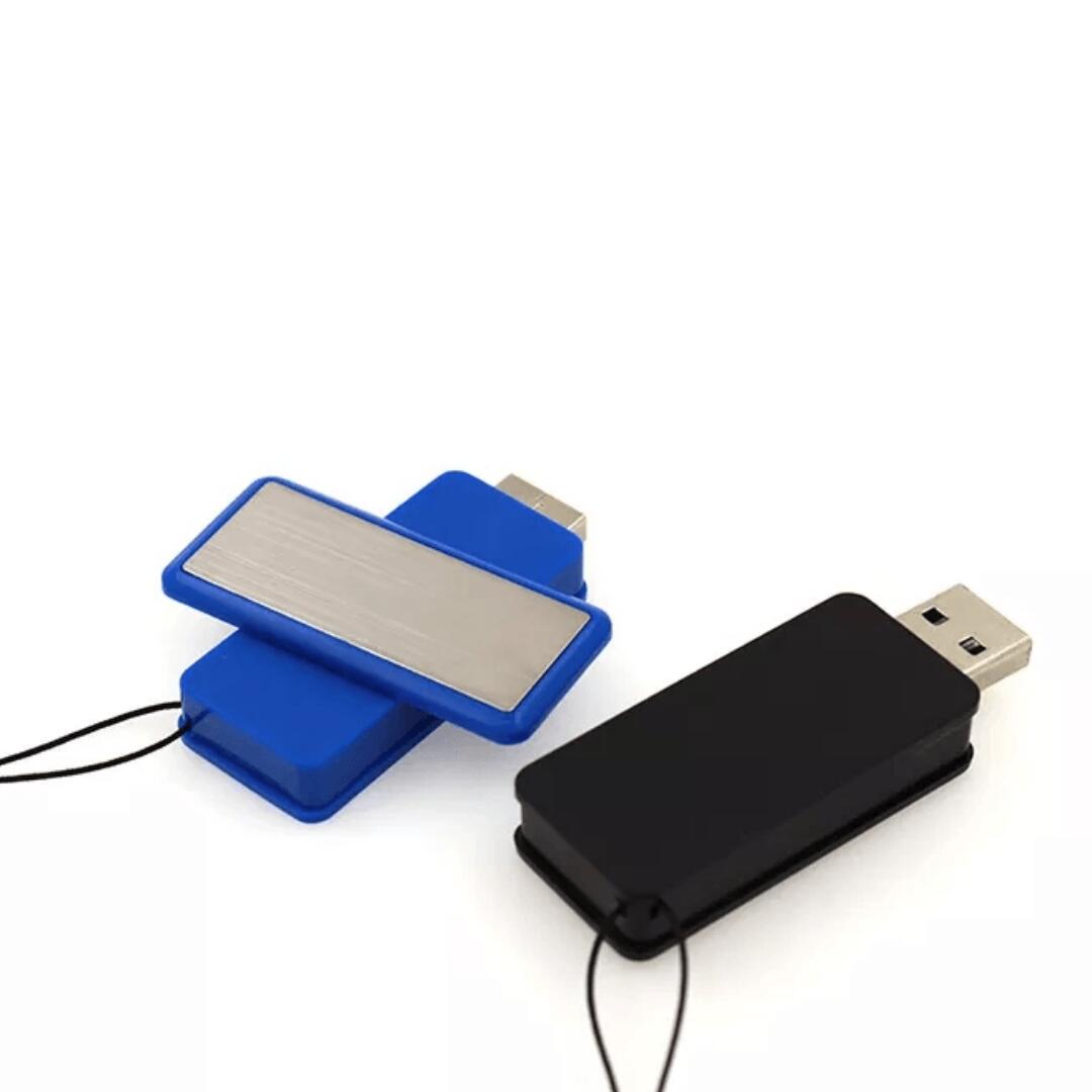 Plastic swivel USB