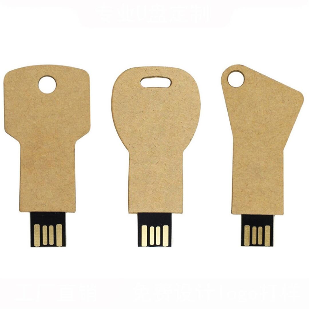 Brown paper USB-key