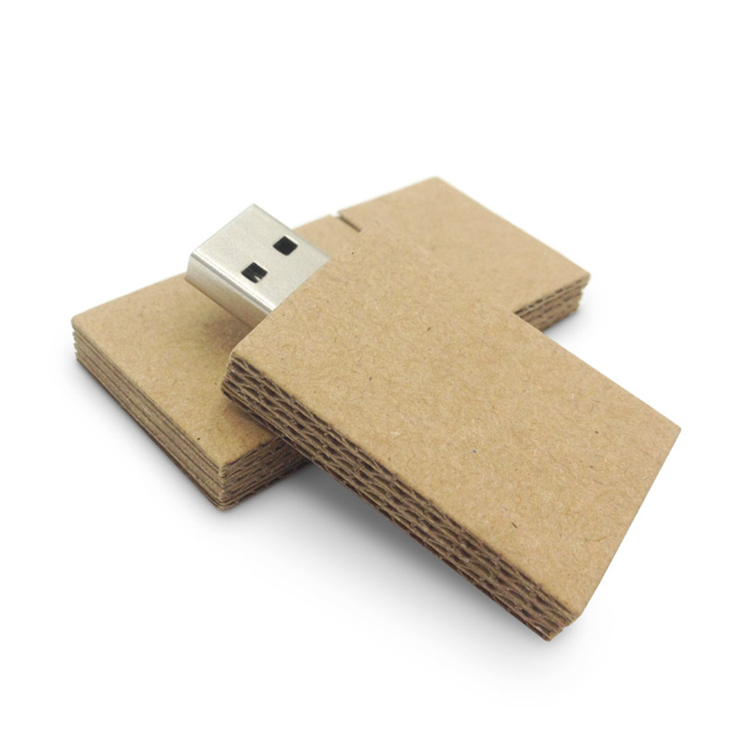 Brown paper USB
